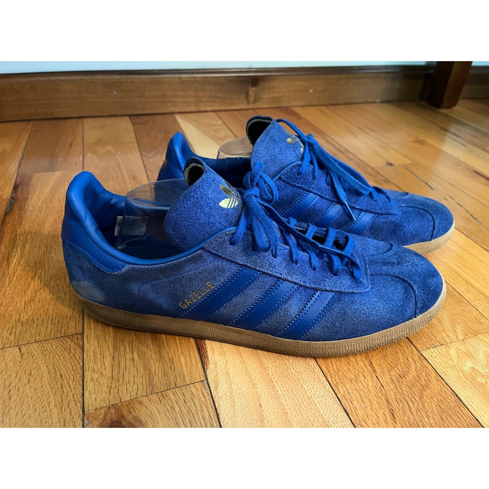 Adidas Originals Gazelle‎ Power Blue Gum GX7199 Men's 11.5 Casual